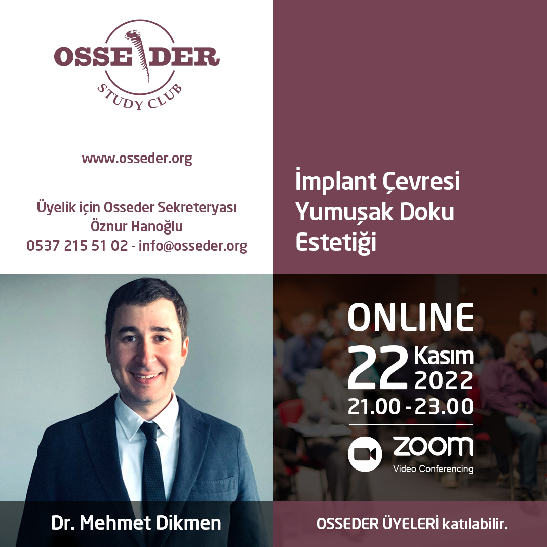 22 Kasım 2022 - Dr. Mehmet Dikmen