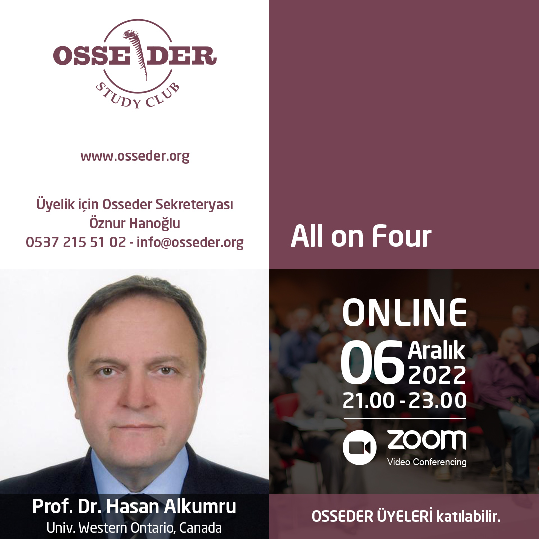 6 Aralık 2022 - Prof. Dr. Hasan Alkumru